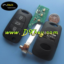 Hot-sale flip key remote 3 buttons for hyundai flip key Hyundai ix30 key