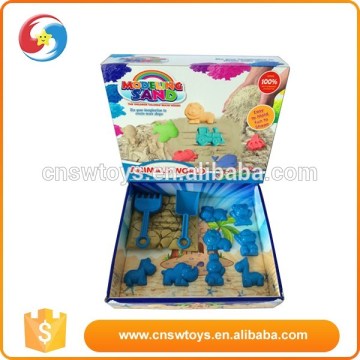 Many animal shapes Color sand art diy toy slime toy for kids