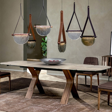 LEDER Bronze Glass Pendant Lamps