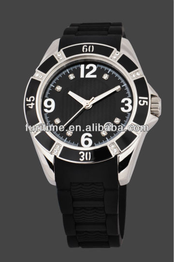 classic mechanical watch silicone rubber band watch men classic watch