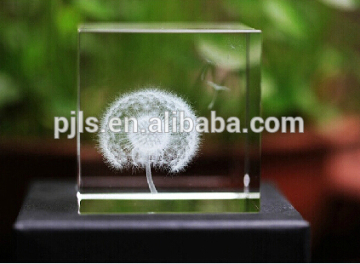 Beveled Crystal Rectangular Glass Block