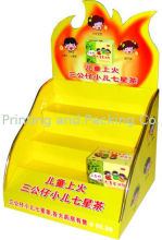 Cosmetic Corrugated Greeting Card Cardboard Display Stand