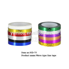 Wave type nail tape stripe decoration sticker