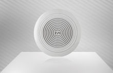 Ivory White Ceiling Pa Speakers 6w , Stereo Amplifier Speaker