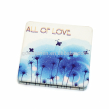 Elegant round compact mirror/pocket mirror/cosmetic mirror with rhinestone