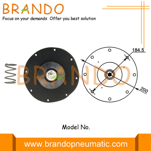 K7600 K7604 K7610 3 &#39;&#39; CA / RCA76 diaframma in nitrile