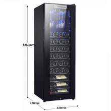 Tall 18 Bottle Compressor Wine Cooler Countertop