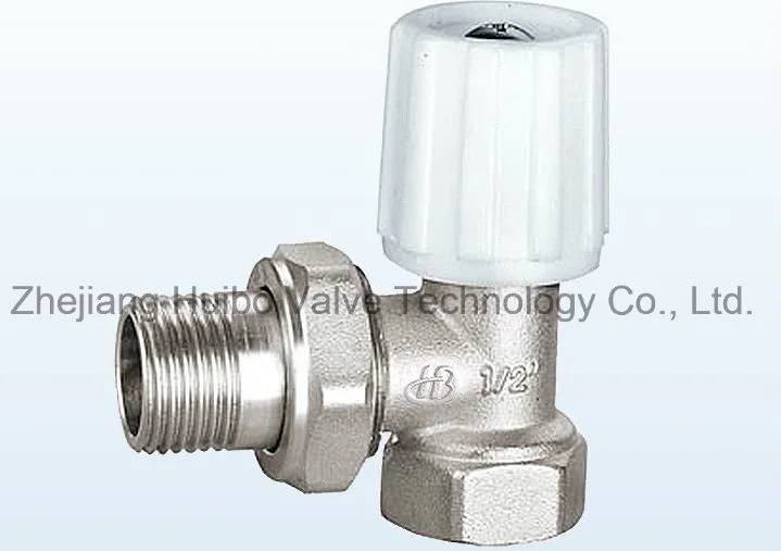 Angle Type Manual Brass Thermostatic Radiator Valve