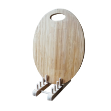 Kitchen oval cutting board with frame