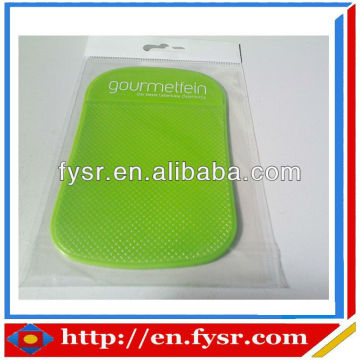 silicone car pad for mobile phone PU car mat