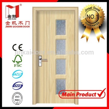 new design modern wooden doors with glass