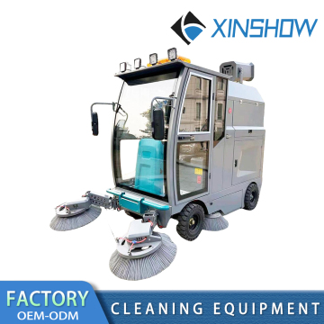 Electric sweeping vehicle scenic road sweeping vehicle