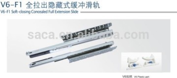 Soft-closing Invisible Full Extension Slide