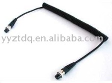 BLACK curly cable