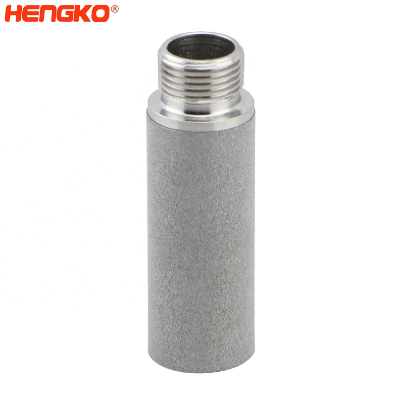 Sintered stainless steel filter probe porous housing soil humidity sensor moisture probe enclosure guard