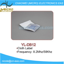 EAS Antitheft Cloth Garment Label 8.2Mhz/ 58KHz
