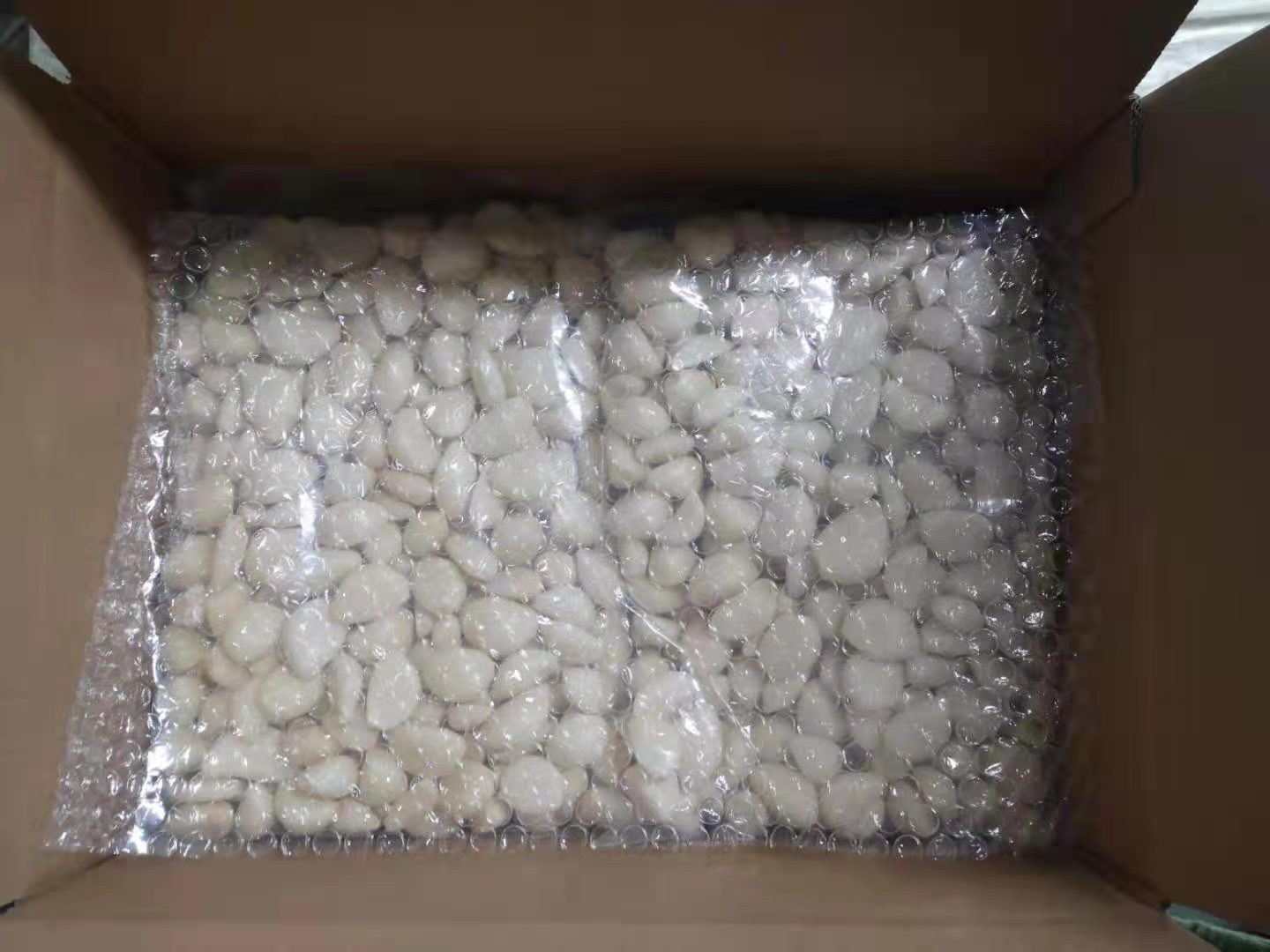 Pure White Garlic Cloves Chinese Garlic Nitrogen Carton Packing 