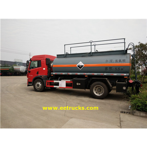 FAW 2500 Gallon Hydrochloric Acid Transport Trucks