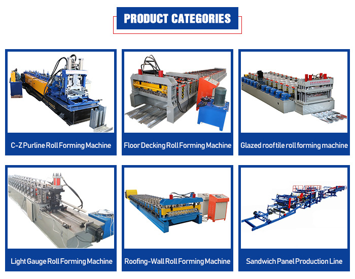 Automatic aluminium cold ridge caps roof tile roll forming machine