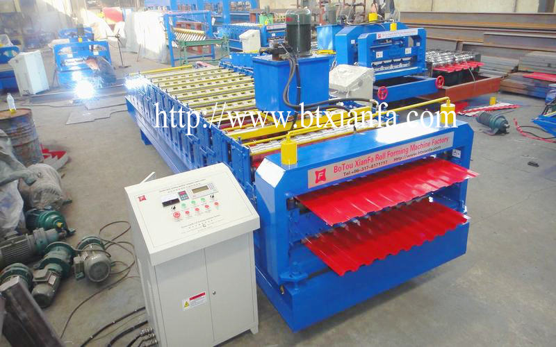 colored steel sheet forming machine