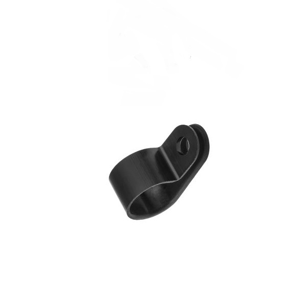 Black 1/2'' P Clip Electrophoresis Steel Pipe Clip