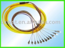FC 12 cores Fanout Optical Fiber Pigtail