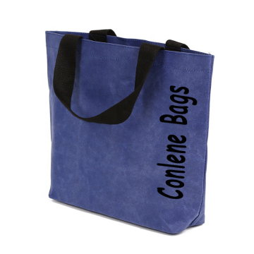 Wholesale Superior Quality Recycled Kraft Blue Paper Bags