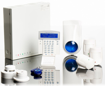 Wired security alarm system,paradox alarm control panel,alarm host,Wired Paradox burglar alarm