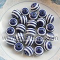 12MM 500Pcs Matrimonio africano a strisce blu scuro Shamballa all&#39;ingrosso Swarovski Resin Nigeria Tende decorative in polistirolo Alibaba