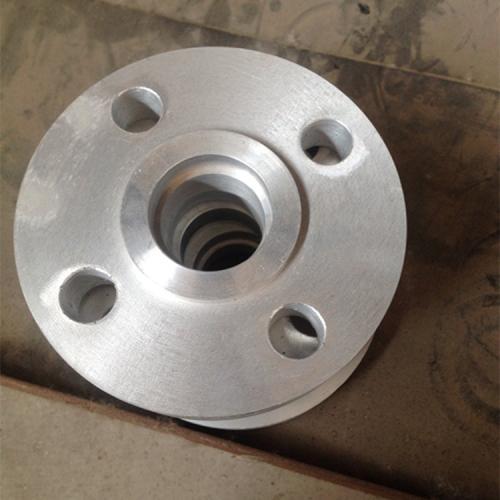 Aluminum alloy forged threaded flange
