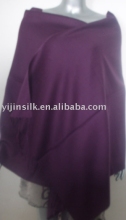 plain color pashmina shawl 014
