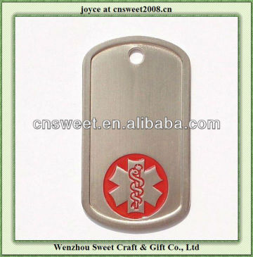 custom color printed dog tags/laser engraved dog tags