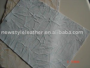 pu leather-crushed,bag leather