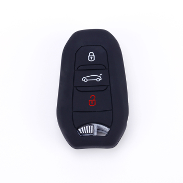 Silicone fob key case for citroen c4