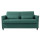 Multi Colors Velvet Fabric Sofa Loveseats