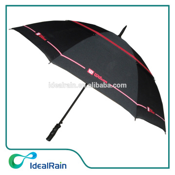 76cm radius pongee golf umbrella double canopy