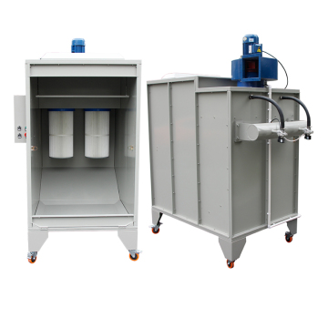 Portable Manual Powder Coating Spray Cabin Booth - COLO-1115 Small Size