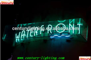water front neon sign