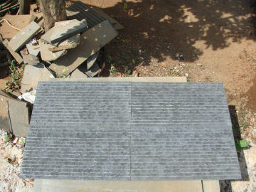 natural water fall finished volcanic gray stone