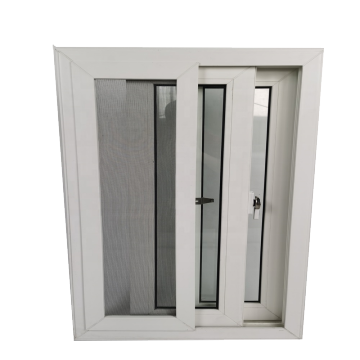 American Style Hurricane Impact Insect Screen PVC Sliding Windows
