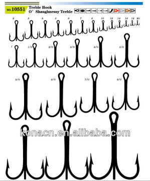 O' shaughnessy treble hook