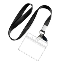 Excellent and Inexpensive Student Exhibition Staff PVC Waterproof Card Holder Lanyard