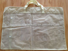 Recyclable textile nonwoven bags handle packaging bag for pillow