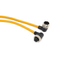 M12 macho a 7/8 cable de conector redondo femenino