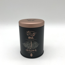 Cylindrical Shape Tin Box for Tea