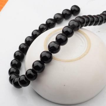 14MM Loose natural Black Onyx Agate Round Beads for Making jewelry