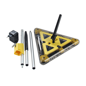 Rechargeable Triangle Electric Sweeper with Swivel Action