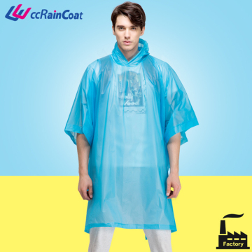 Reusable fashion women rain coat private brand