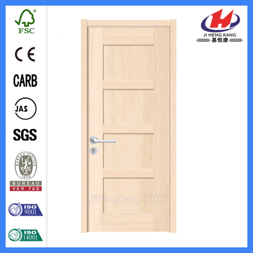 *JHK-SK04 4 Panel Shaker Door White Four Panel Interior Door Shaker Door Style