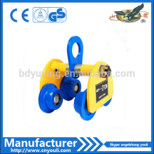 5ton hand push manual plain monorail trolley